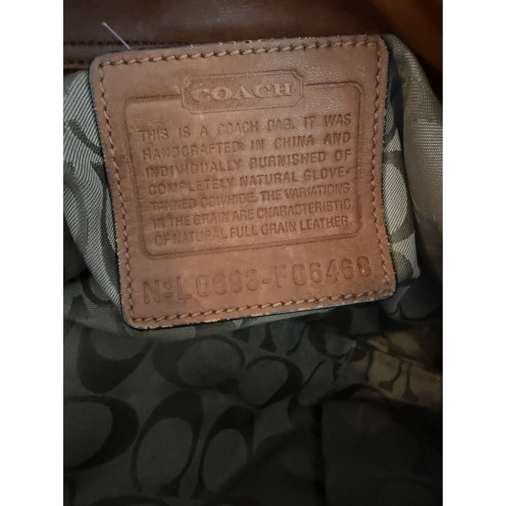 Active Seller!!Coach Soho Y2K Brandy Leather Purse Shoulder Bag Retro - Picture 12 of 14